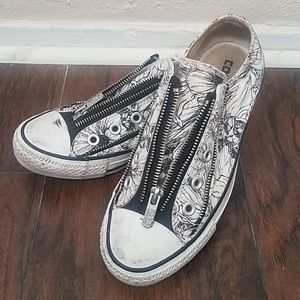 Floral Printed Converse